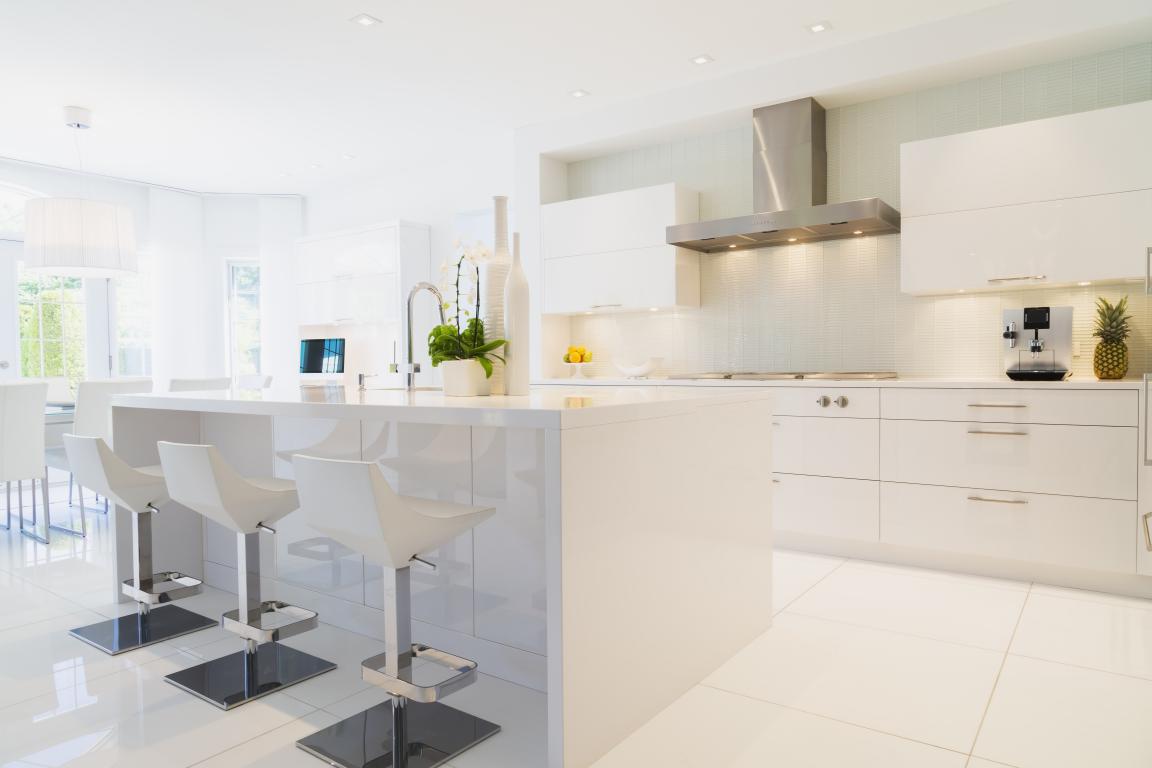 modern kitchen renovation Toronto open concept quartz countertop